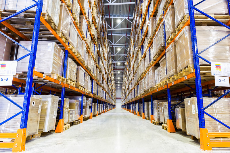 Products in Warehouse Storage